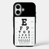 Eye Chart iPhone case (Achterkant)