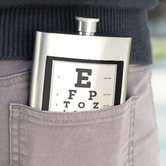 "Eye Chart"-kolf Flacon (Voorbeeld)