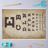-Eye Chart-ontkoppelpapier Tissuepapier (Craft)