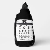Eye Chart Sling Bag (Voorkant)