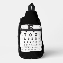 Eye Chart Sling Bag
