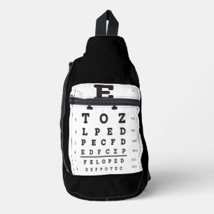 Eye Chart Sling Bag