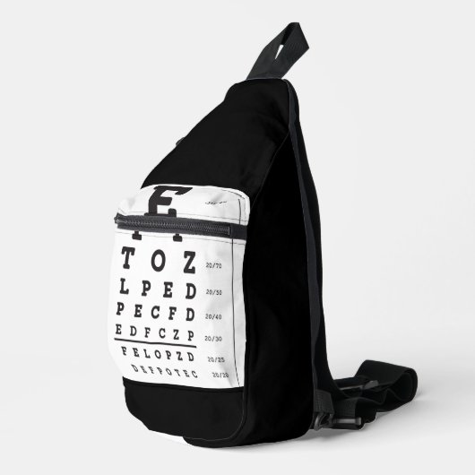 Eye Chart Sling Bag (Rechterhoek)
