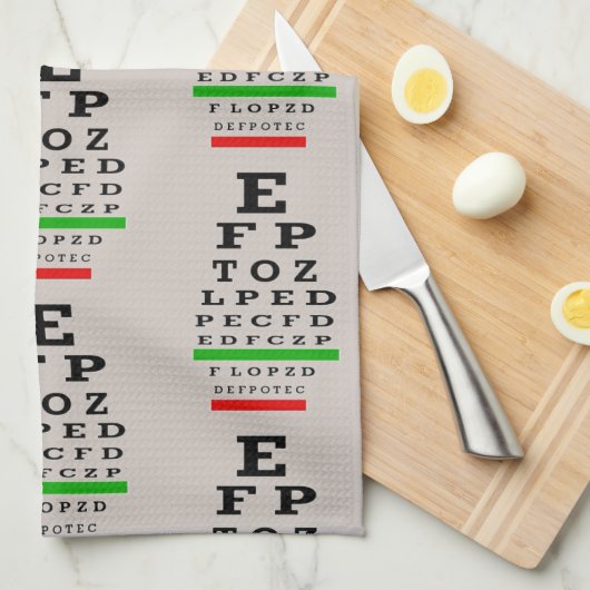 Eye    ChartMagnet Badge Theedoek (Quarter Fold)