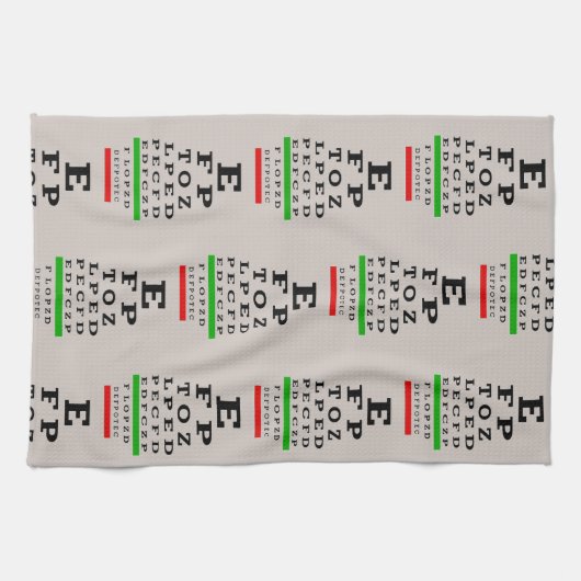 Eye    ChartMagnet Badge Theedoek (Horizontaal)