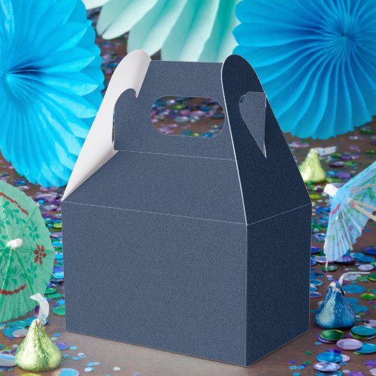 Eye Chasing Blue Texture Gift Ready Gable Box Desi Bedankdoosjes (Feest)