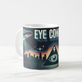 EYE CONCUR BUITENAARDSE PIRAMIDE POWER Coffee Mok (Voorkant links)