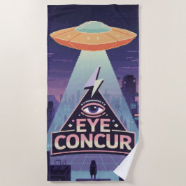 EYE CONCUR BUITENAARDSE PIRAMIDE POWER Strandlaken