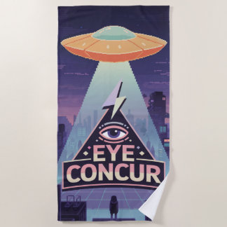 EYE CONCUR BUITENAARDSE PIRAMIDE POWER Strandlaken