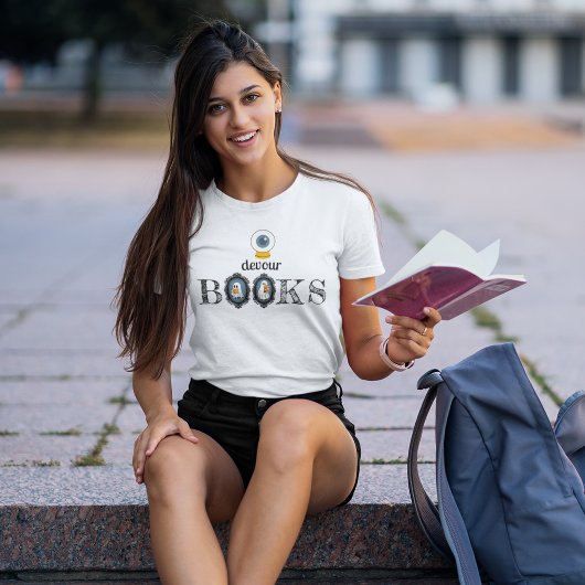 "Eye" Devour Books - Geesten lezen Tri-Blend Shirt