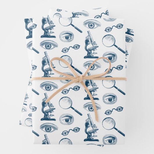 Eye Doctor of Forensic Scientist Funny Inpakpapier Vel (In situ)