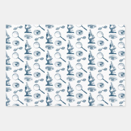 Eye Doctor of Forensic Scientist Funny  Inpakpapier Vel