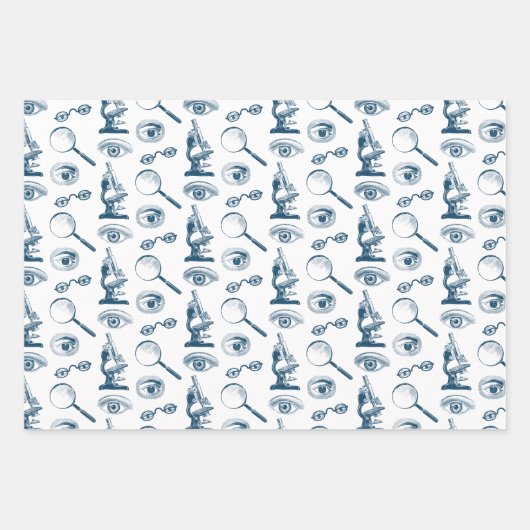 Eye Doctor of Forensic Scientist Funny  Inpakpapier Vel (Voorkant)