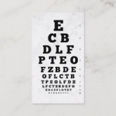 Eye Doctor | Oogexamen | Optometrist Logo Visitekaartje (Achterkant)