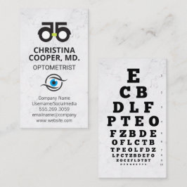 Eye Doctor | Oogexamen | Optometrist Logo Visitekaartje