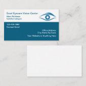 Eye Doctor Ophthalmologist Vision Visitekaartje (Voorkant / Achterkant)