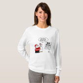 Eye Doctor Santa Kerst Cartoon Optometrist T-shirt (Voorkant volledig)