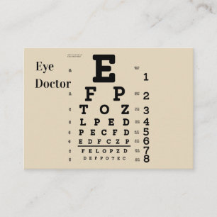 Eye Doctor Visitekaartje
