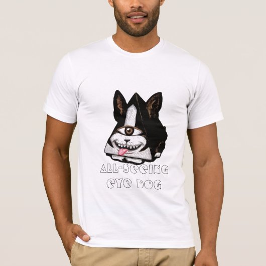 Eye Dog uit alle zicht T-shirt (Voorkant)
