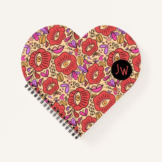 Eye Doodle Manifest Spiral Notitieboek (Voorkant)