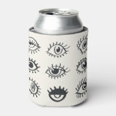  Eye Doodles: trendy schetsen Blikjeskoeler (Blikje Voorkant)