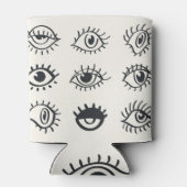  Eye Doodles: trendy schetsen Blikjeskoeler (Achterkant)