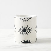  Eye Doodles: trendy schetsen Koffiemok (Center)