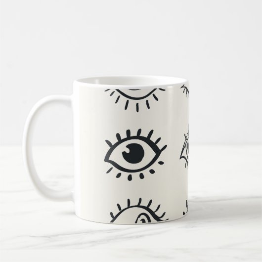  Eye Doodles: trendy schetsen Koffiemok (Links)