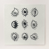  Eye Doodles: trendy schetsen Legpuzzel (Horizontaal)