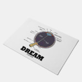 Eye Dream Anatomical Human Eyeball Humor Deurmat (Schuin)