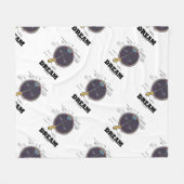Eye Dream Anatomical Human Eyeball Humor Fleece Deken (Voorkant (Horizontaal))