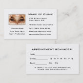 Eye Exam Appointherinnering Handen Afsprakenkaartje (Voorkant / Achterkant)