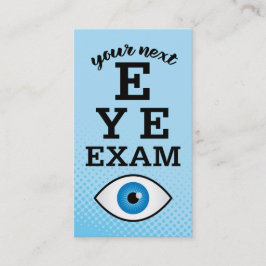 Eye Exam Herinnering Afsprakenkaartje