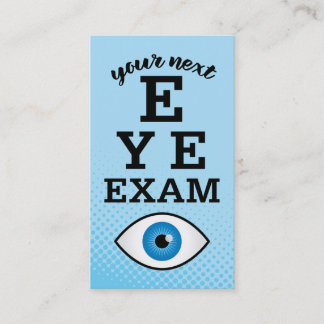 Eye Exam Herinnering Afsprakenkaartje