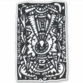 Eye-Eye. door Brian Benson, Vinyl Sticker (Voorkant)