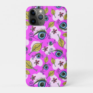 Eye Flower Leaf_Paarse Case-Mate iPhone Case