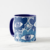 Eye Flowers Succes Mok (Voorkant links)