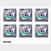 Eye for Color App Icon Sticker (Vel)