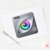Eye for Color App Icon Sticker (Envelop)