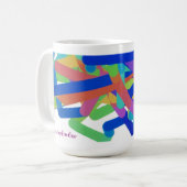 Eye Gaze Art van G CDKL5 Coffee-Mok Koffiemok (Voorkant links)