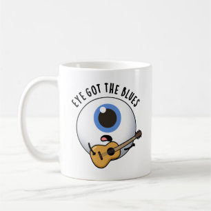 Eye Got The Blues Grappige Oogbal Muziek Pun Koffiemok