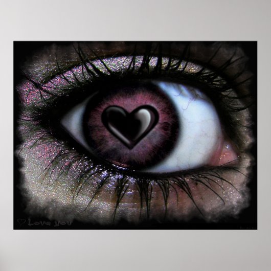 Eye Heart U Poster (Voorkant)
