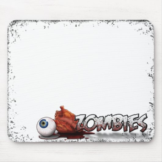 Eye Heart Zombies Muismat (Voorkant)
