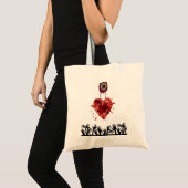 Eye Heart Zombies Tote Bag (Voorkant (product))