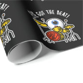 Eye heeft de Beat Funny Drummer Pun Dark BG Cadeaupapier (Rol Hoek)