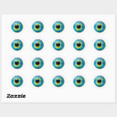 Eye I Ronde Sticker (Vel)