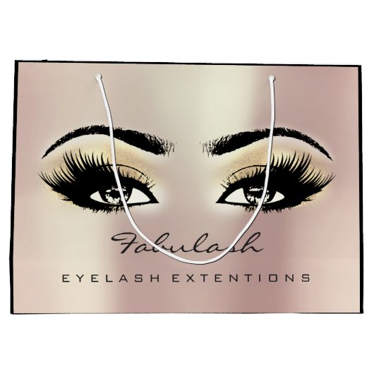 Eye Lash Champaigne Makeup Beauty Bridal Groot Cadeauzakje (Achterkant)