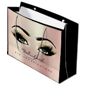 Eye Lash Champaigne Makeup Beauty Bridal Groot Cadeauzakje (Voorkant Gekanteld)