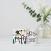 Eye Lash | Floral Butterflies | Mua Brushes Visitekaartje (Staand voorkant)