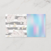 Eye Lash | Florentijnse patroon Butterflies | Make Visitekaartje (Achterkant)